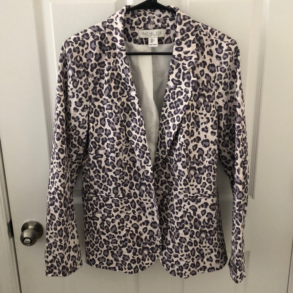 Rachel Zoe Leopard Blazer